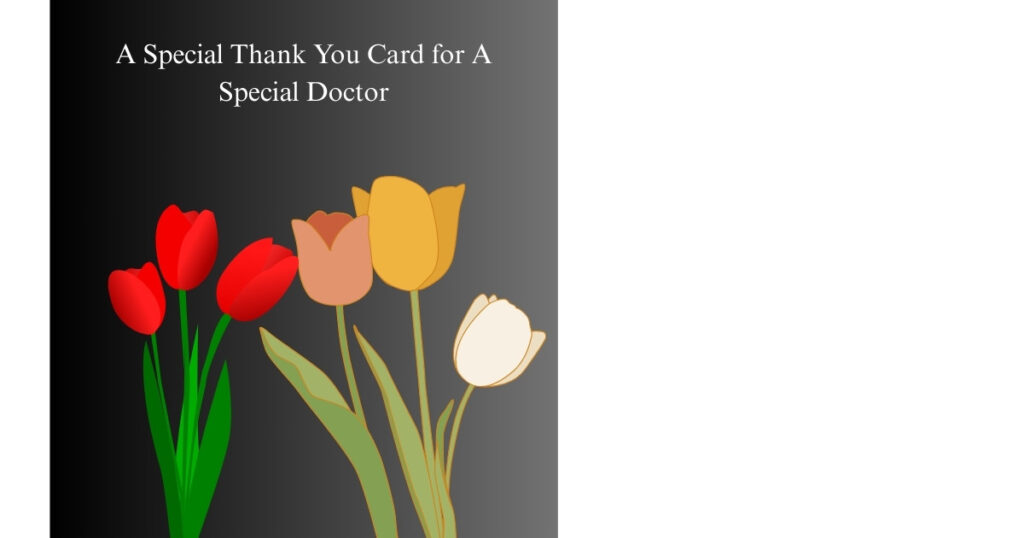 A Special Thank You Card for A Special Doctor