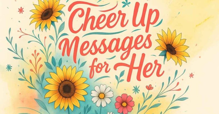 Cheer Up Messages for Her