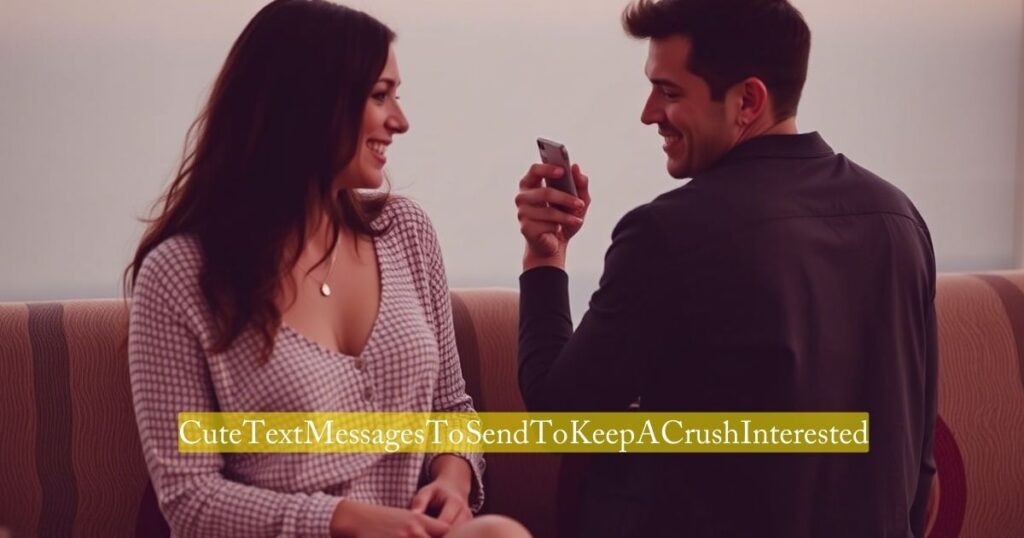 Cute Text Messages To Send To Keep A Crush Interested