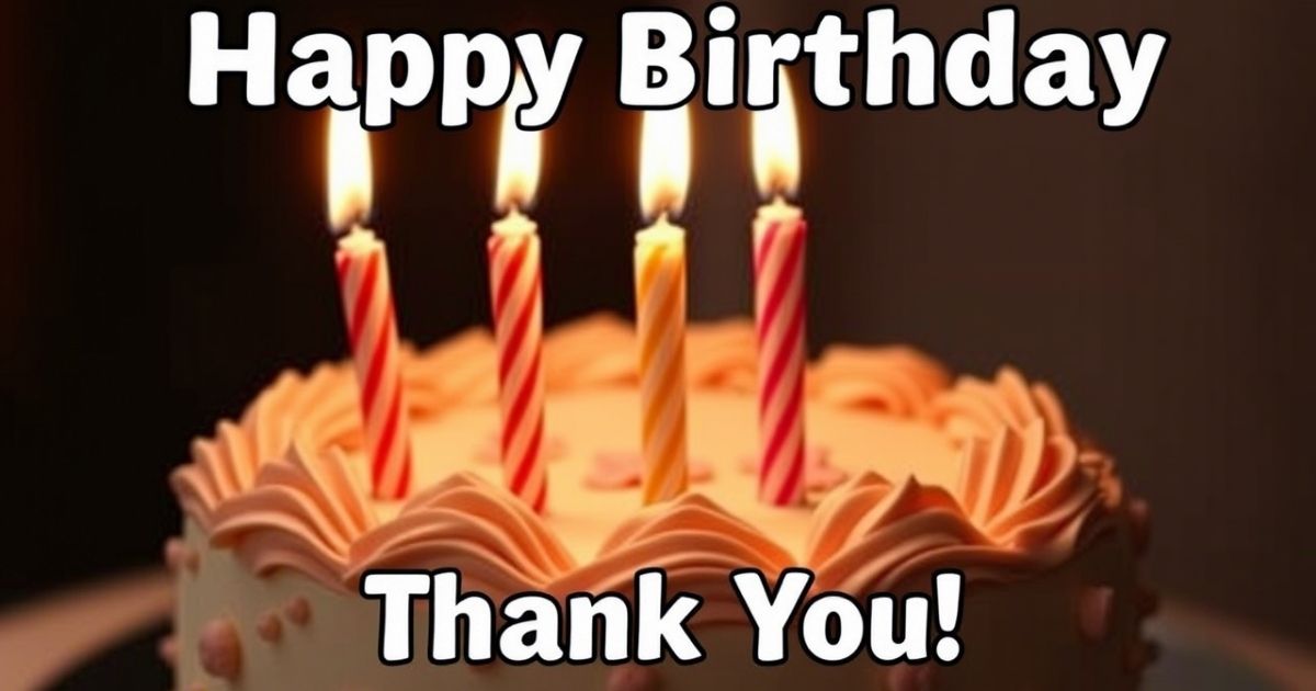 Eme Funny Birthday Thank You Responses
