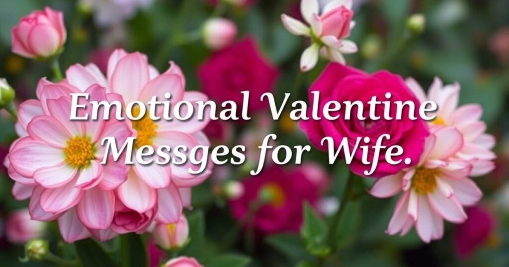 Emotional Valentine Messages for Wife