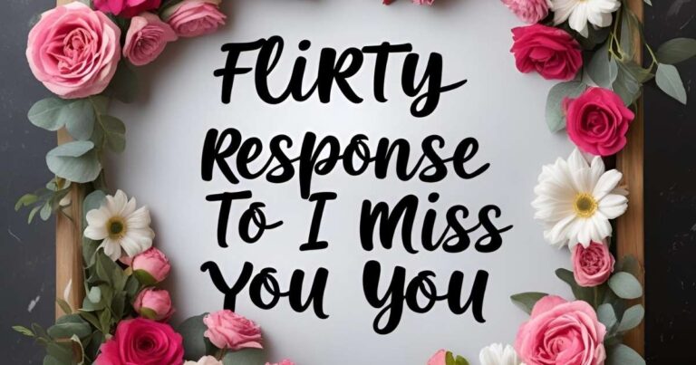 Flirty Response To I Miss You