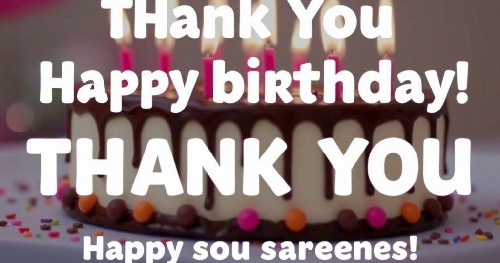 Funny Birthday Thank You Responses to Friends