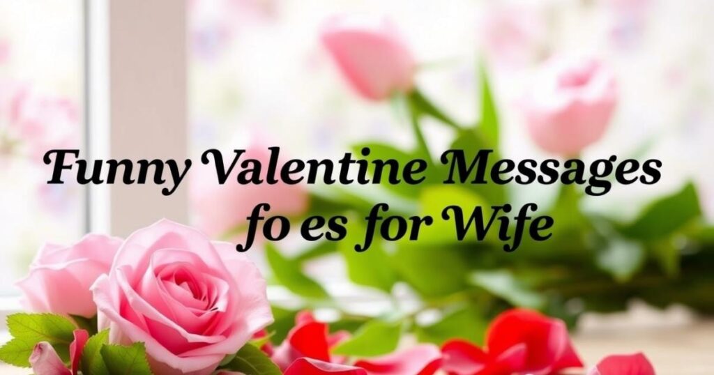 Funny Valentine Messages for Wife