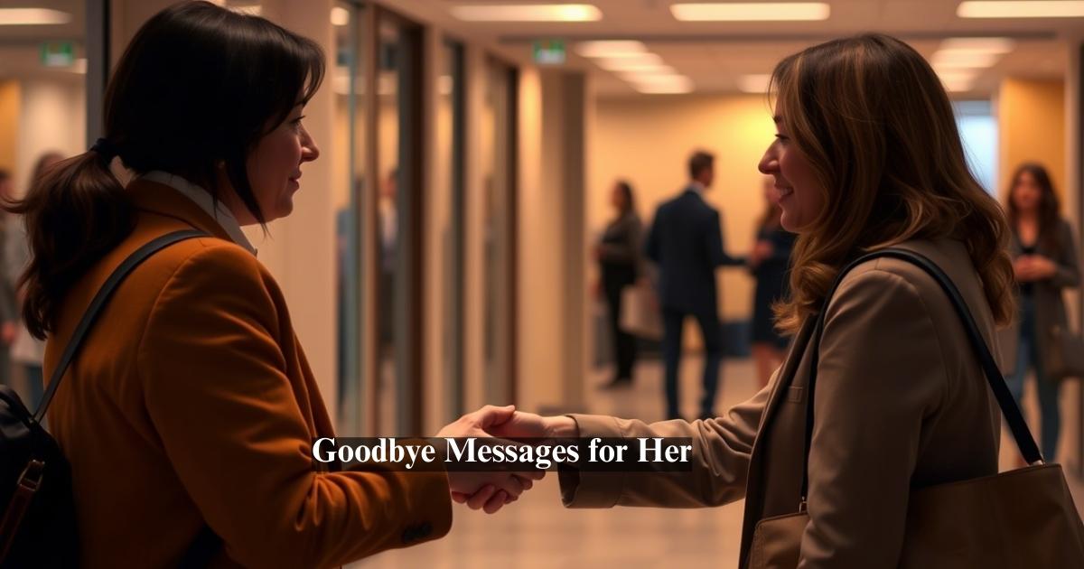 Goodbye Messages for Her