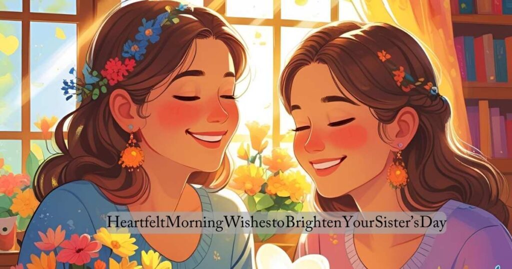 Heartfelt Morning Wishes to Brighten Your Sister’s Day