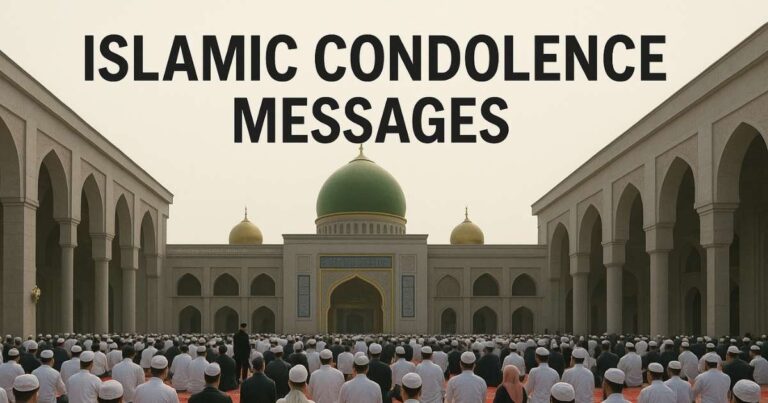 Islamic Condolence Messages