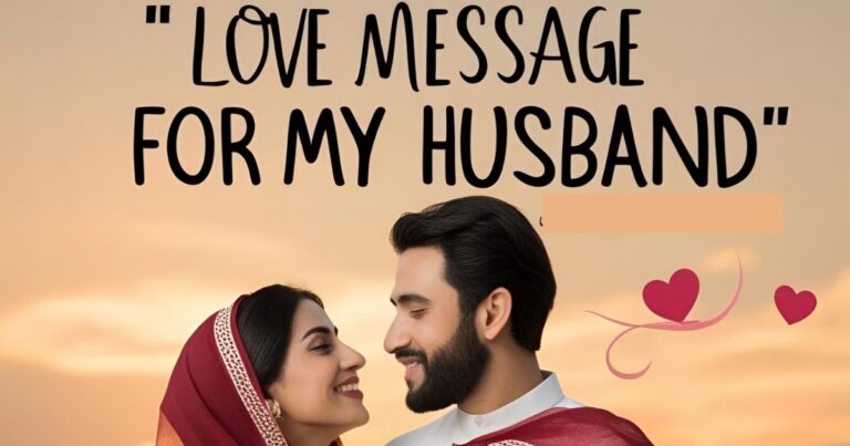 Love Message for My Husband
