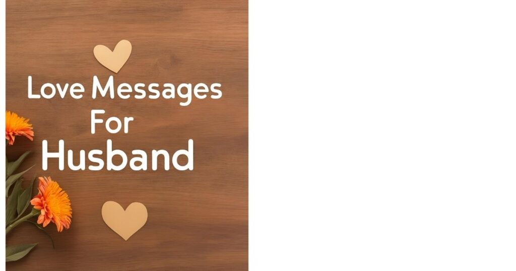 Love Messages For Husband