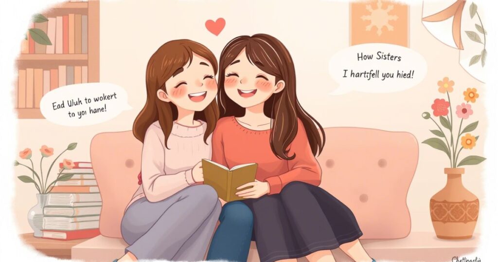 Loving Love Messages for Sisters to Make Her Smile