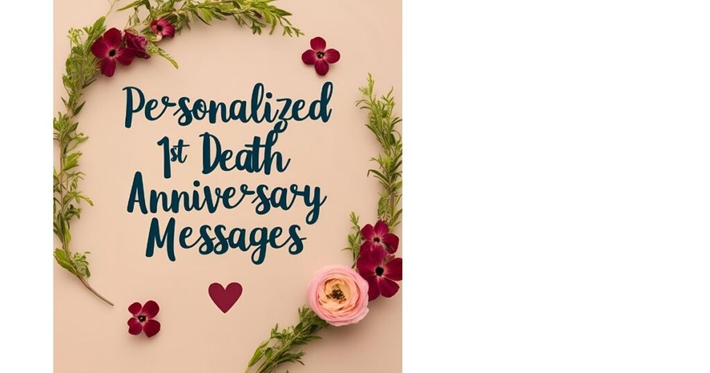 Personalized 1st Death Anniversary Messages