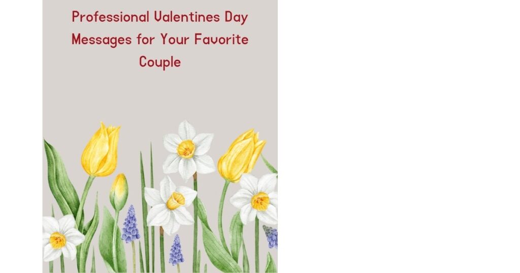 Professional Valentines Day Messages for Your Favorite Couple