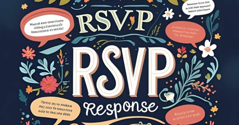 RSVP response examples