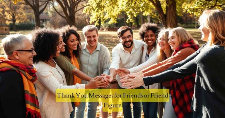 Thank You Messages for Friends or Friend Figure