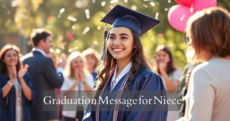 Graduation Message for Niece