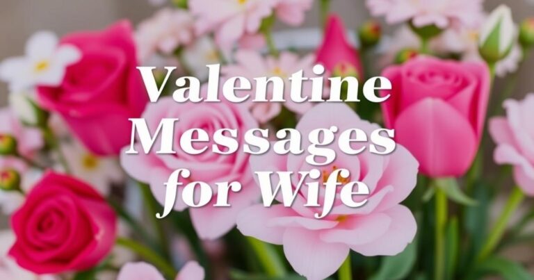 Valentine Messages for Wife