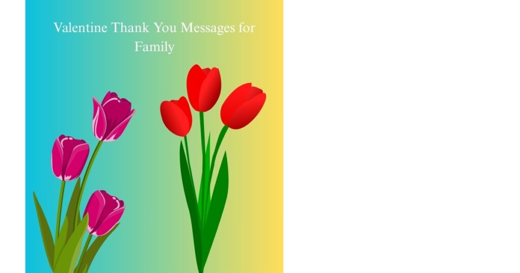 Valentine Thank You Messages for Family