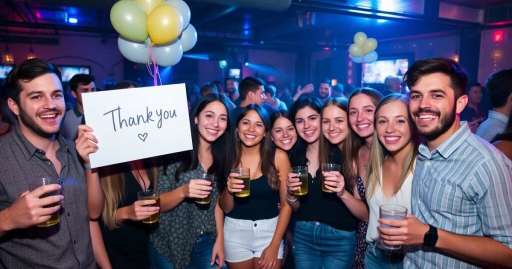 When You Will Attend the Party Thank You Messages