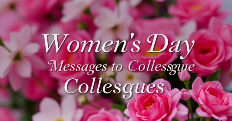 Womens Day Messages to Colleagues