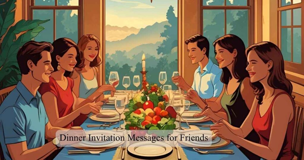 Dinner Invitation Messages for Friends