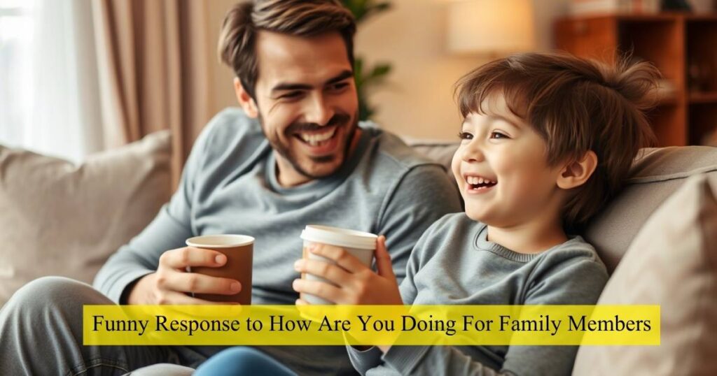 Funny Response to How Are You Doing For Family Members