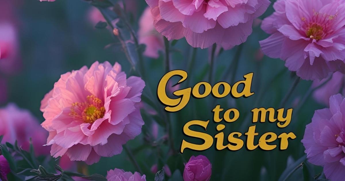 Good Evening Message To My Sister