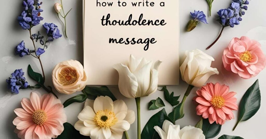 How to Write a Thoughtful Condolence Message