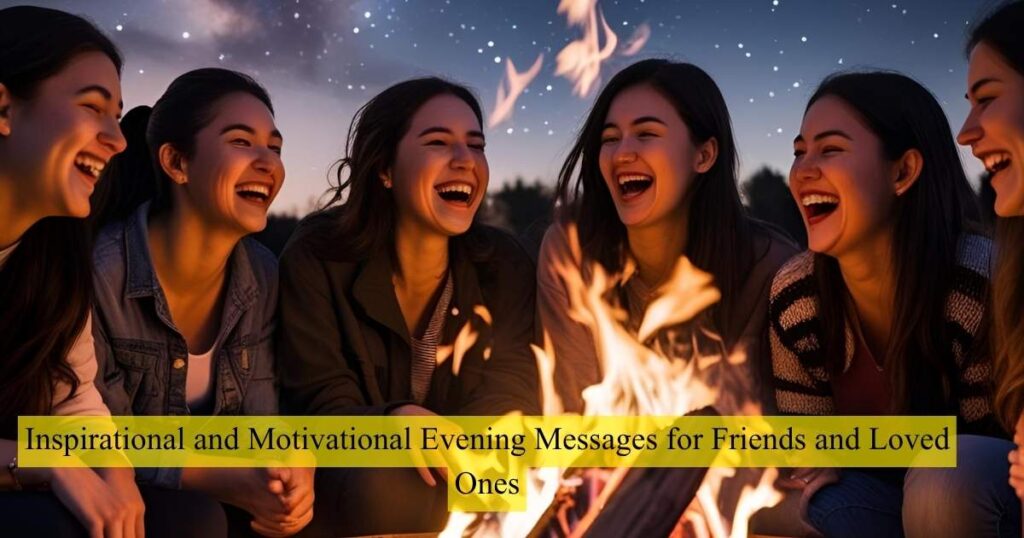 Inspirational and Motivational Evening Messages for Friends and Loved Ones