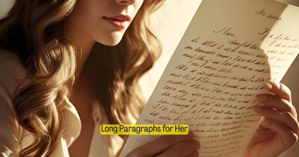 Long Paragraphs for Her