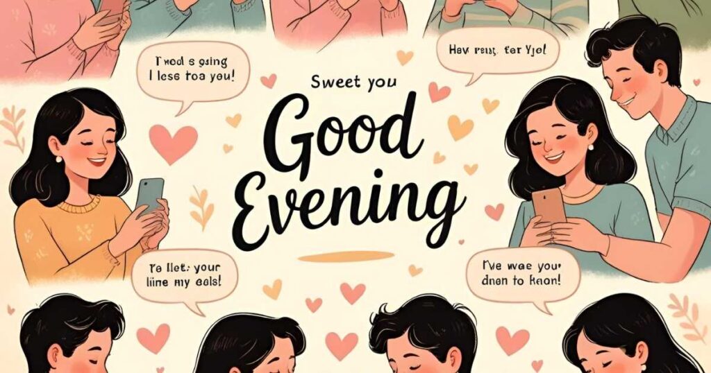Sweet Good Evening Messages to Show You Care