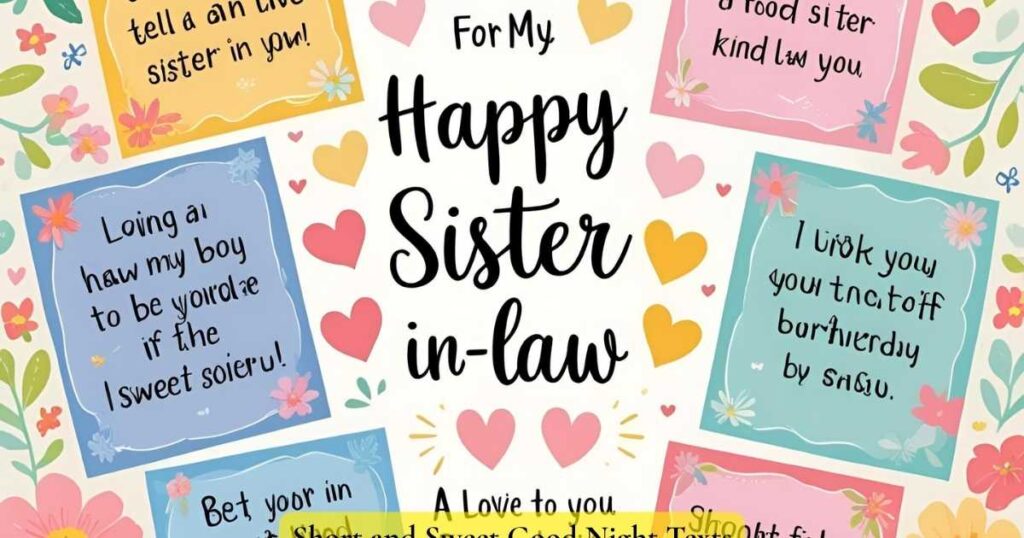 Sweet Messages for My Sister-in-Law