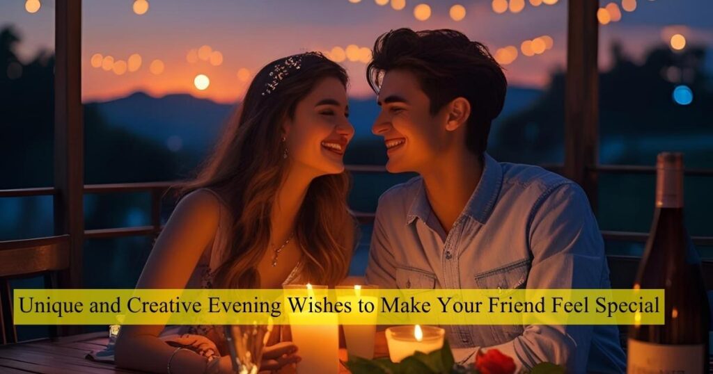 Unique and Creative Evening Wishes to Make Your Friend Feel Special