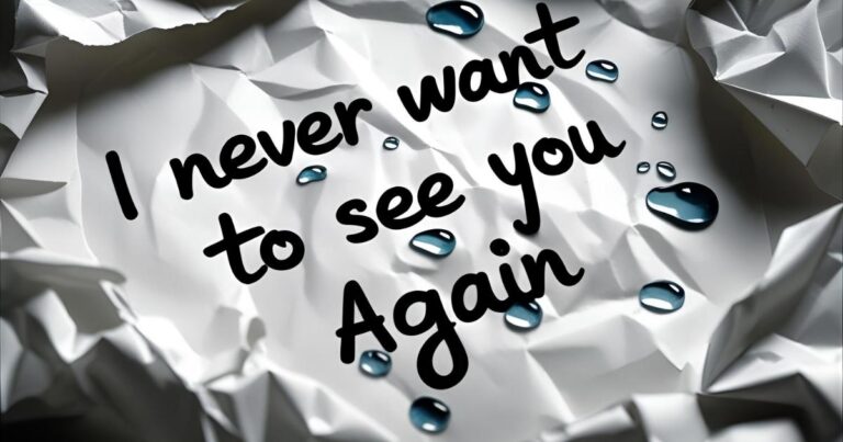 painful message to a cheating boyfriend