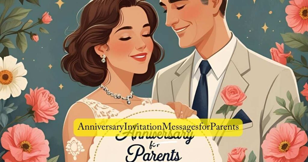 Anniversary Invitation Messages for Parents
