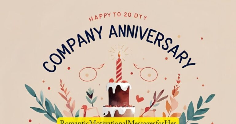 Company Anniversary Messages