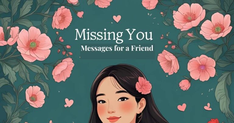 Missing You Messages for a Friend
