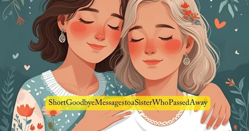 Short Goodbye Messages to a Sister Who Passed Away