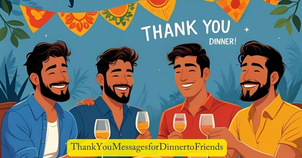 Thank You Messages for Dinner to Friends